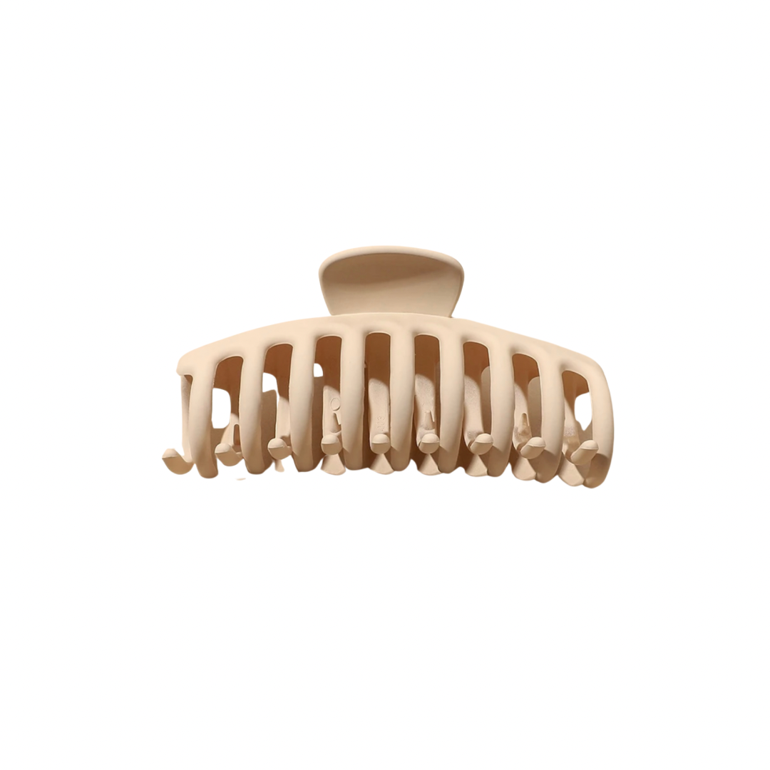 Claw Clip - Matte Cream