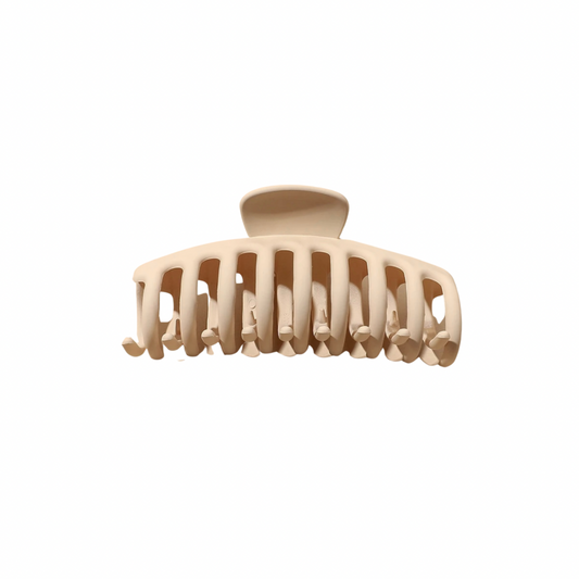 Claw Clip - Matte Cream